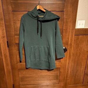 Forest Green Women's Tunic Hoodie